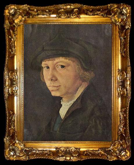 framed  Lucas van Leyden Self-portrait, ta009-2